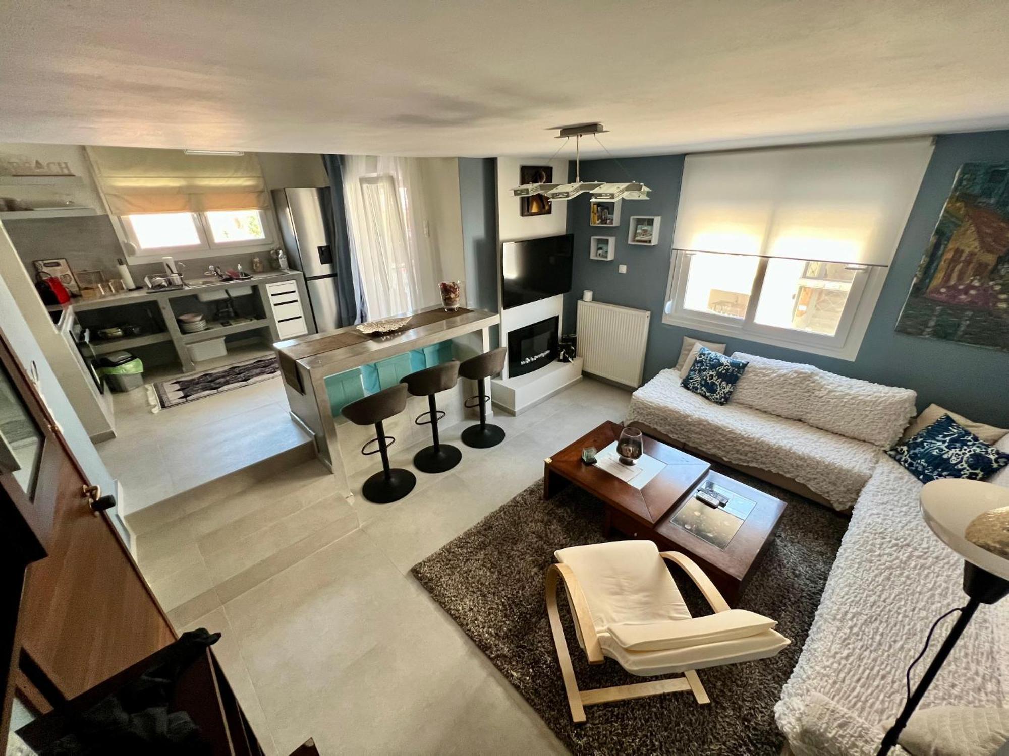Modern Family Retreat Lejlighed Volos Eksteriør billede